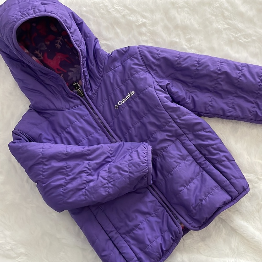 Girl’s Columbia jacket. Reversible. Size 3T.